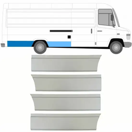 Panneau de réparation arc d'aile arrière pour Mercedes Vario 1996- / Ensemble <br/>ID:8547
