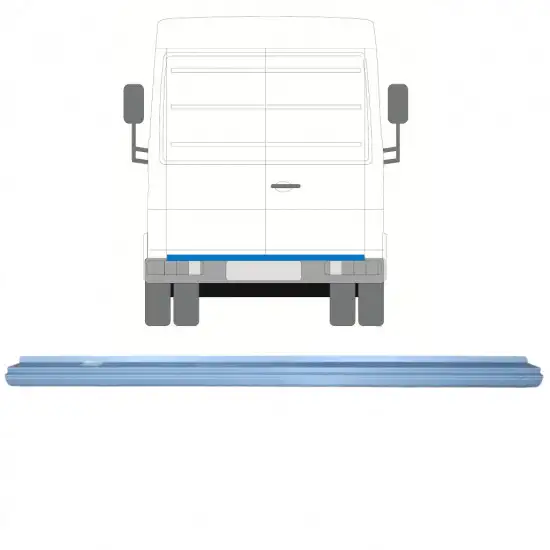 Panneau de réparation arrière pour Mercedes Vario 1996- <br/>ID:9054