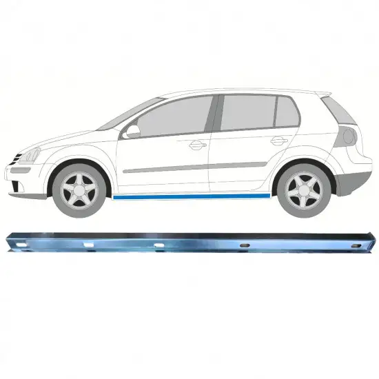 Réparation bas de caisse intérieur pour Volkswagen Golf 5 2003-2009 / Gauche <br/>ID:11124