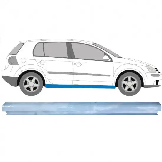 Réparation bas de caisse pour Volkswagen Golf 5 2003-2009 / Gauche = Droite (symétrique) <br/>ID:11310