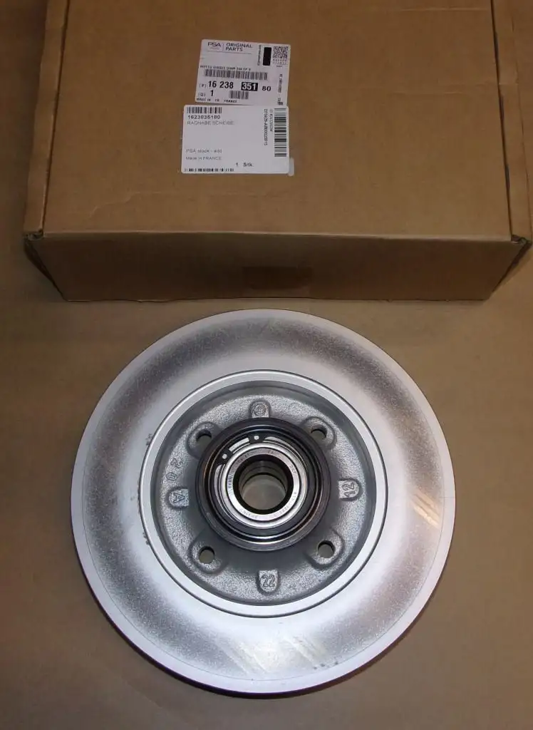 Disque de frein arrière Peugeot 208, 2008 , 1623835180