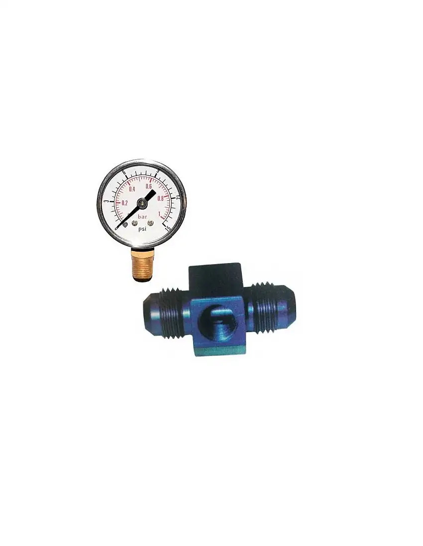 Adaptateur pour manomètre de pression d'essence Raccords Dash 6