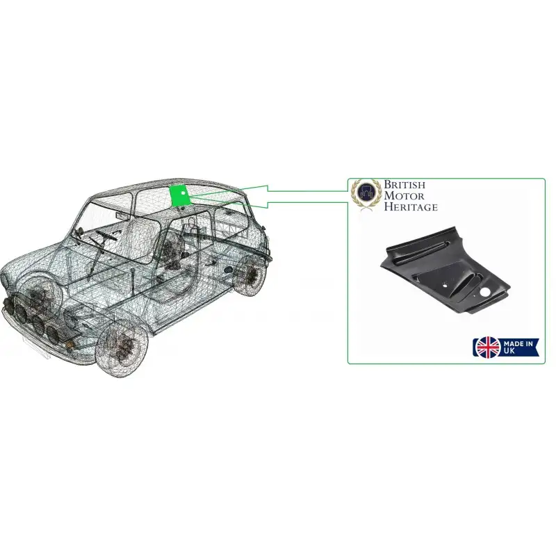 Ancrage montant ceinture arrière droit - Austin Mini