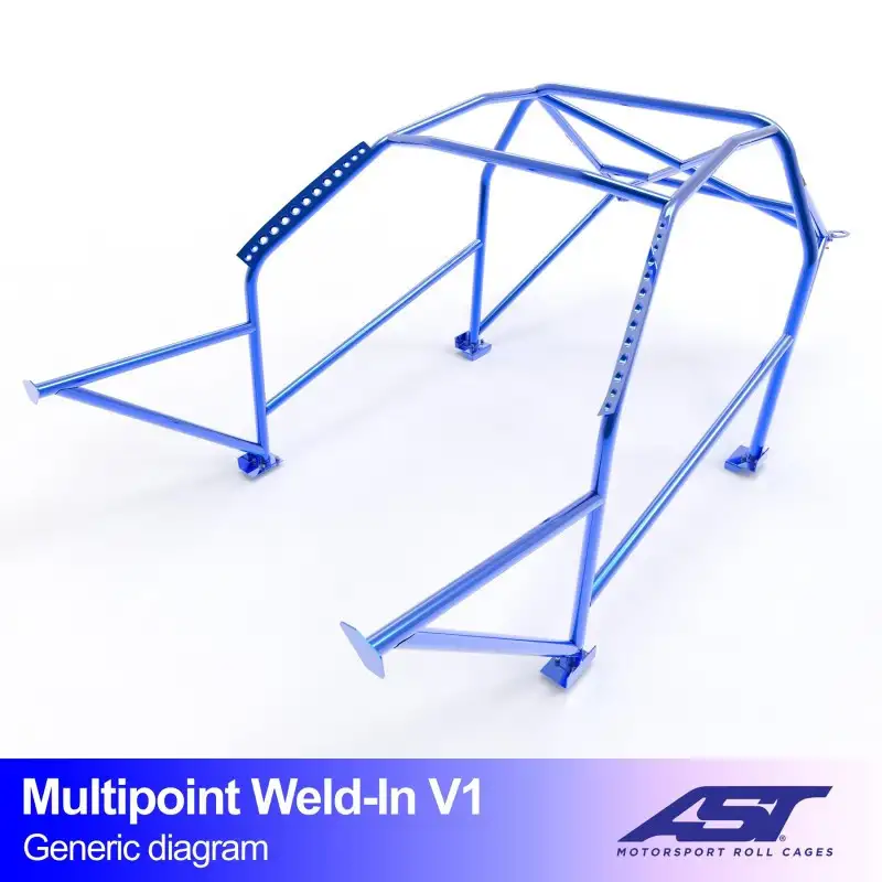 Arceau de Sécurité AUDI A3 / S3 (8P) 3-doors Hatchback Quattro MULTIPOINT WELD IN V1