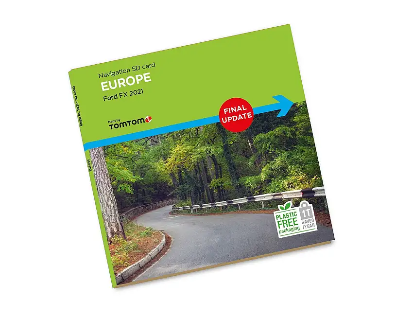 TomTom* Mise à jour cartographique pour système de navigation Ford FX