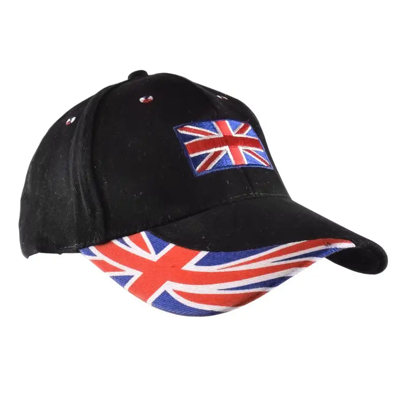 Casquette noire - Drapeau Union Jack