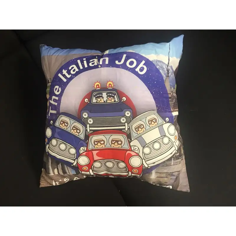 Coussin Funny Italian Job - Carré