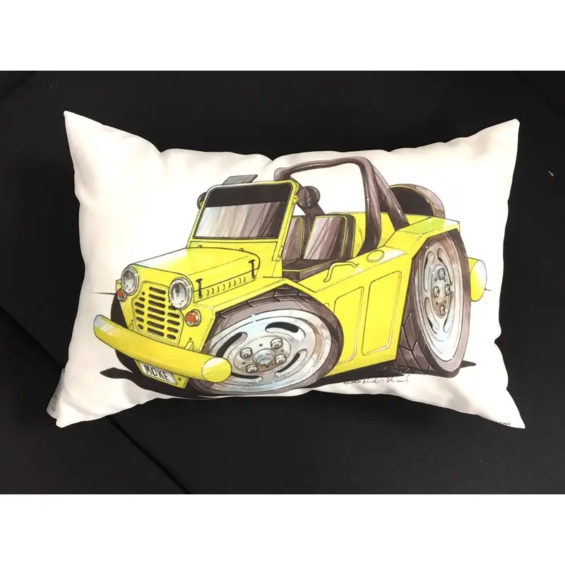 Coussin Mini Moke Jaune