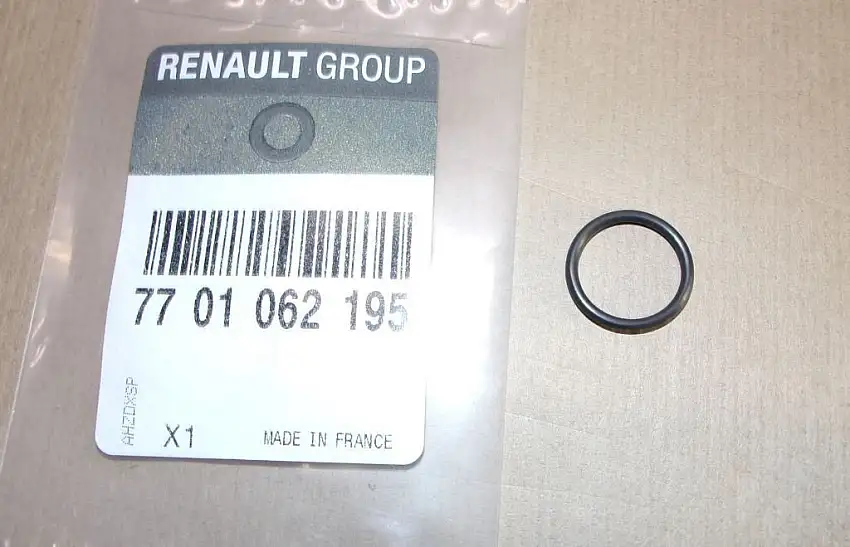 Joint torique du tuyau d'huile de la turbine Renault Trafic II 1.9 dCi , 7701062195