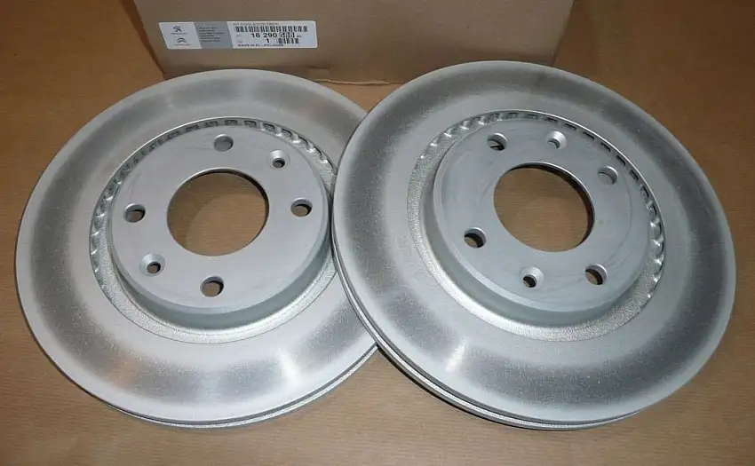 Disque de frein complet Citroën C2, Citroën C3, Citroën C4, Citroën C-Elysée avant , 1629058880