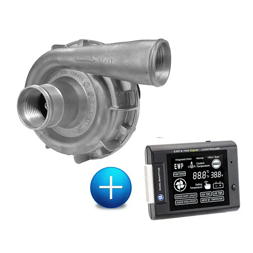 Davies Craig Aluminium EWP115 & LCD Controller Kit 24 Volt