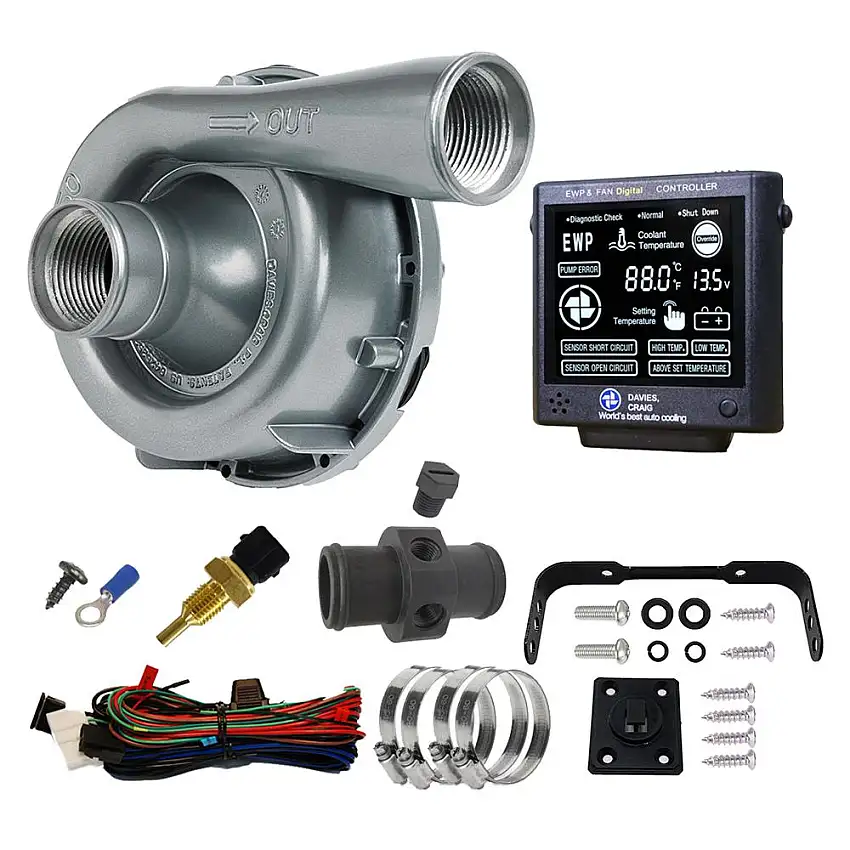 Kit pompe Davies Craig Haut Débit d'eau électrique EWP150 & LCD Controller