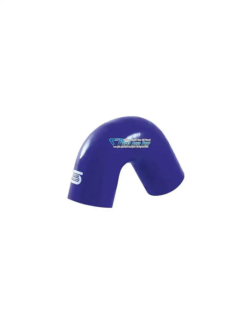 Durite Coude 135° silicone renforcé Bleu Diamètre 54mm