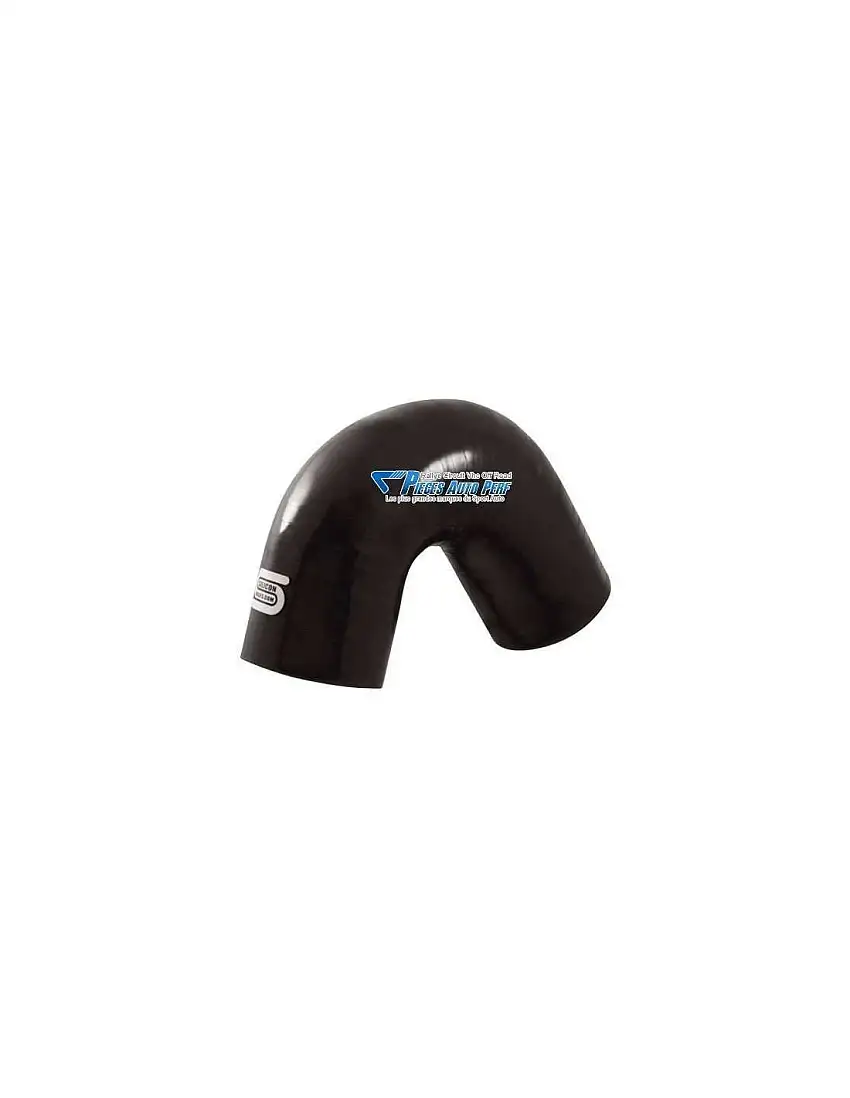 Durite Coude 135° silicone renforcé Noir Diamètre 38mm