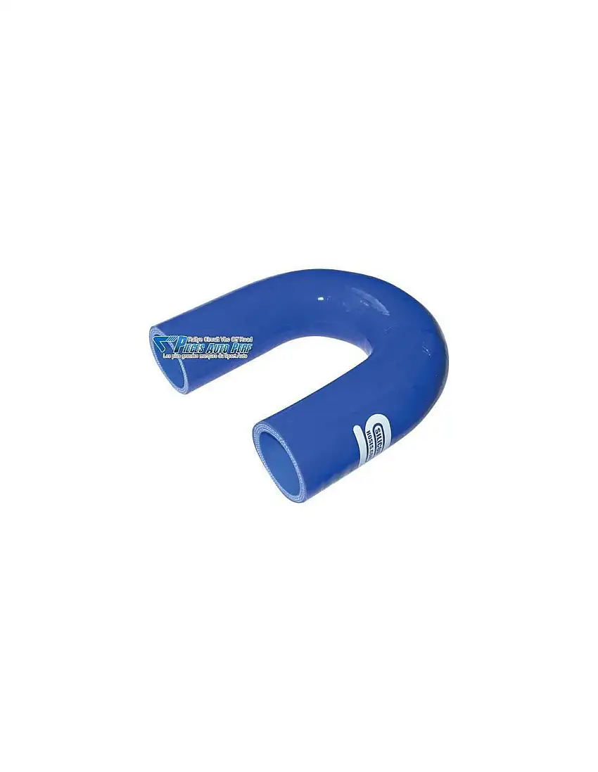 Durite Coude 180° silicone renforcé Bleu Diamètre 38mm