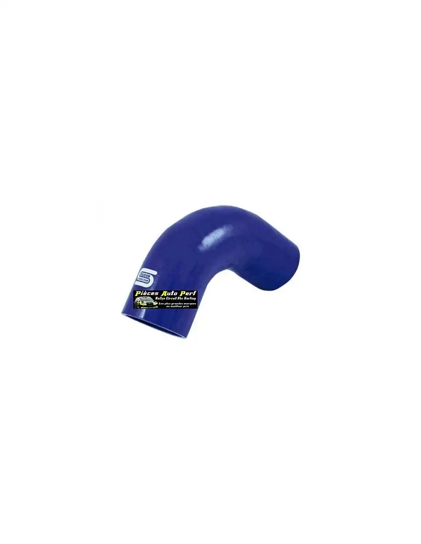Durite Coude 90° silicone renforcé Bleu Diamètre 70mm