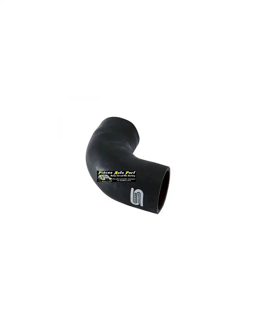 Durite Coude 90° silicone renforcé Noir Diamètre 30mm