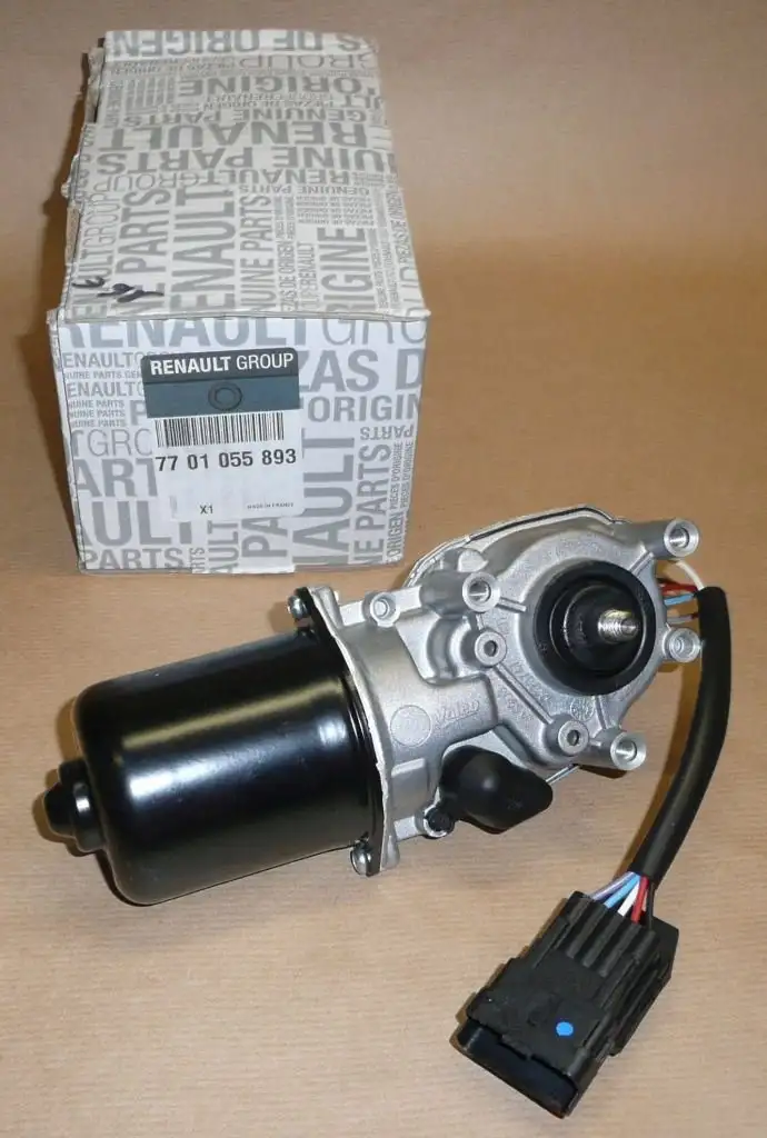 Original Moteur d'essuie-glace Renault Trafic II, III avant , 7701055893