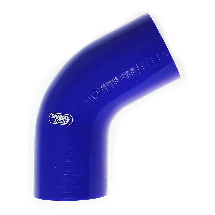 Samco 80mm coude bleu de tuyau de 60 degrés