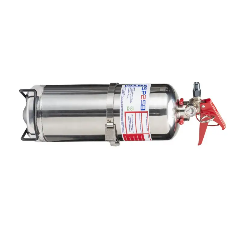 Extincteur SPARCO FIA 2 L manuel inox