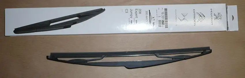 Balai d'essuie-glace arrière Peugeot 206, 206 Plus, 307, 807 Expert III, Partner III, Peugeot 206 Plus 350mm  ,  1635157180