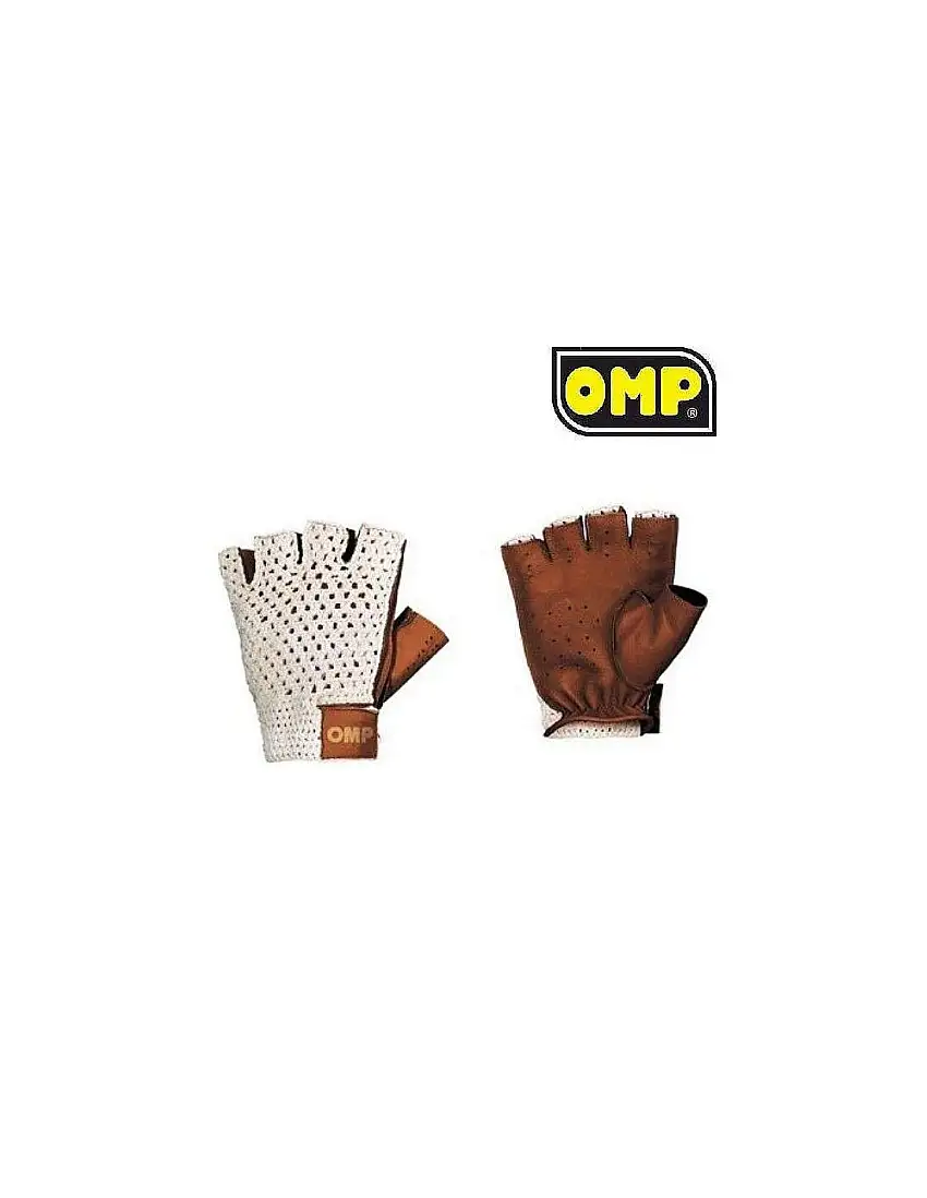 Gants VHC OMP Tazio Marron