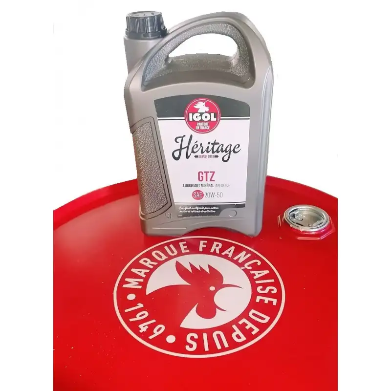 Huile 20W50 IGOL GTZ Bidon de 5 Litres