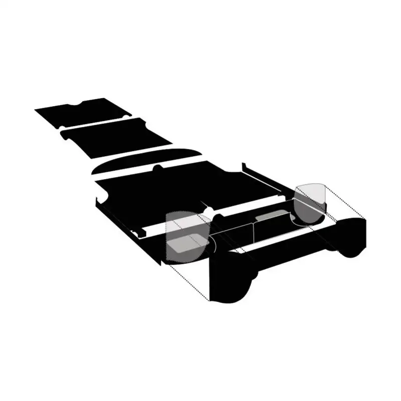 Kit moquette 12 pièces Luxe - Noir