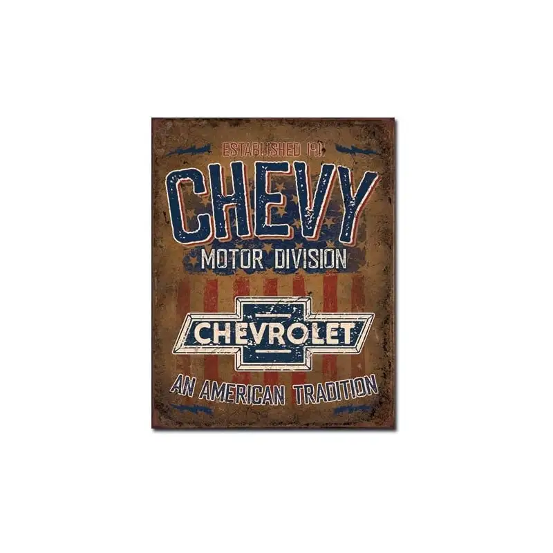 Plaque déco Chevy - American Tradition