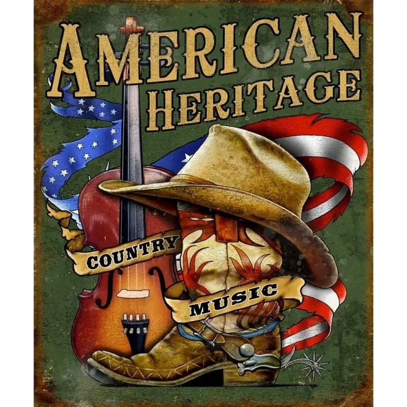 Plaque déco American Country