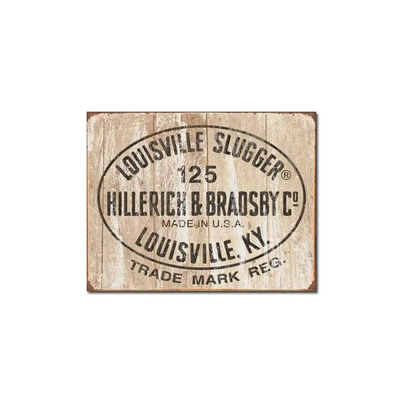 Plaque déco Louisville Slugger Made in USA