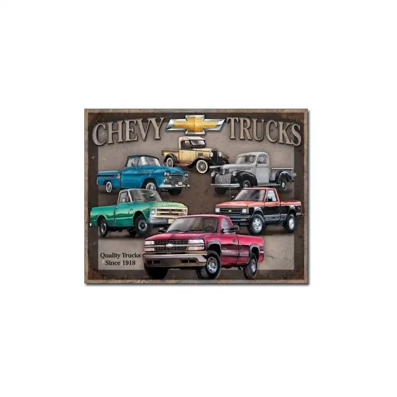 Plaque déco Chevy Truck Tribute