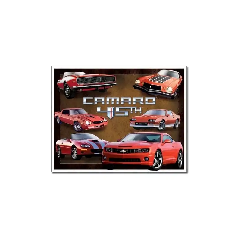 Plaque déco Camaro 45th Anniversaire (édition limitée)