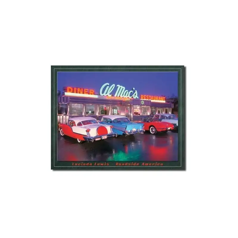 Plaque déco Al Mac Diner
