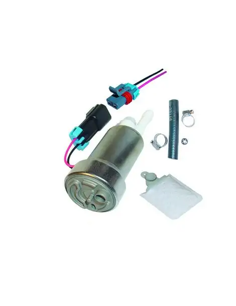 Pompe à essence/E85 interne 450L/H WALBRO avec kit filtre et raccordement