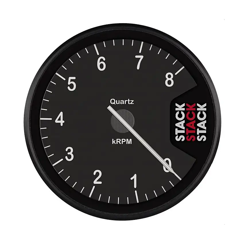 Pile ST200 Clubman Tachymètre 0-8000rpm