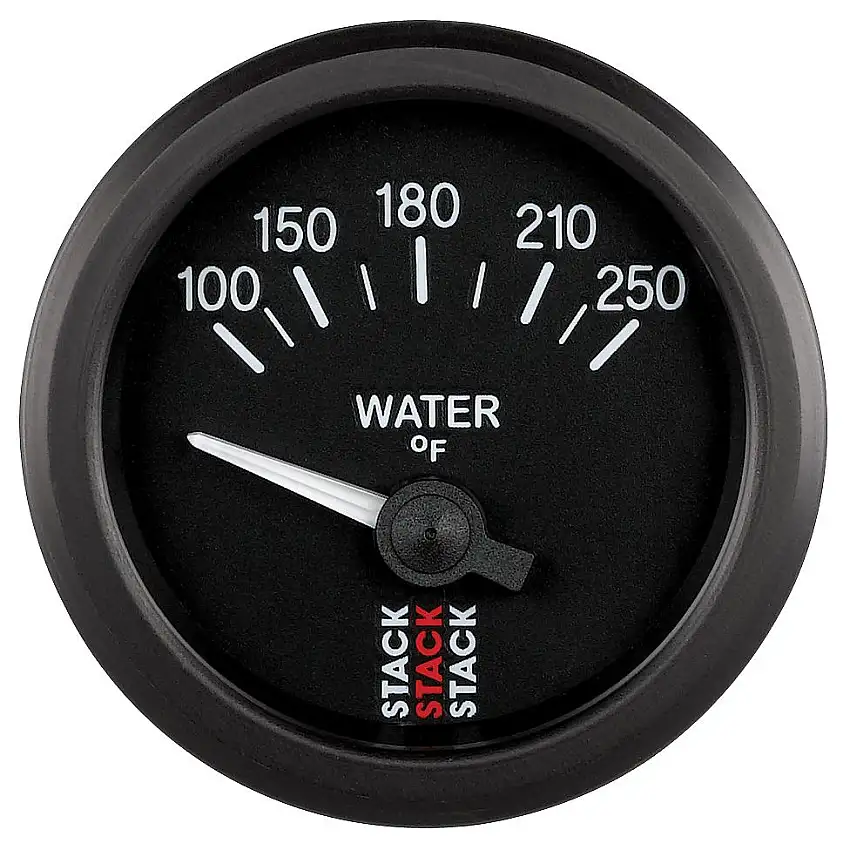 Stack eau électrique jauge de température de 100 à 250 degrés F