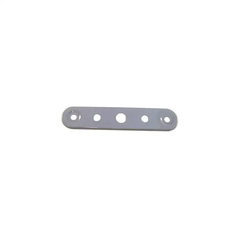 Support de 2 boutons 2 trous - gris