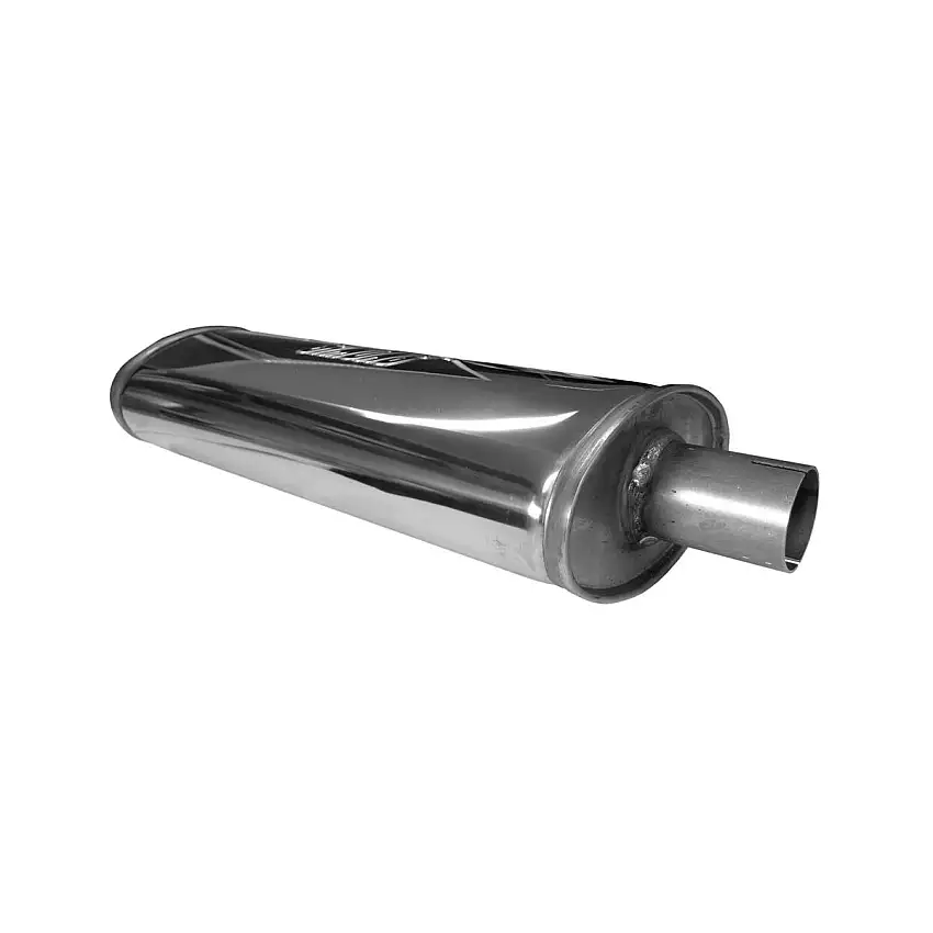 Petit silencieux inoxidable ovale de Jetex 2 pouces