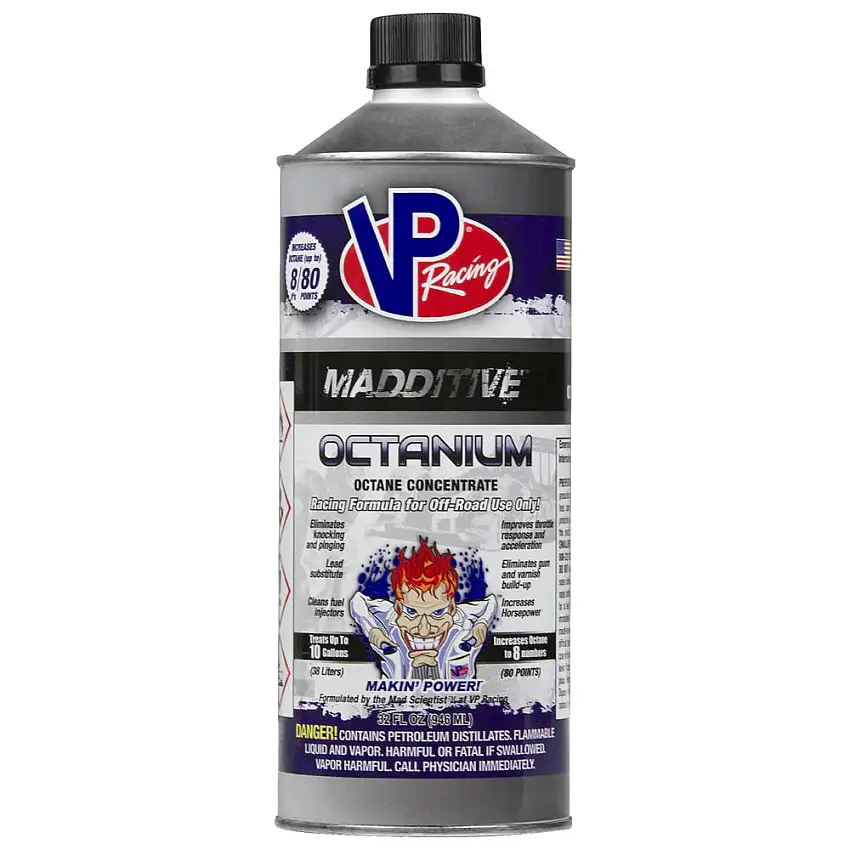 Propulseur d'essence octane de VP Racing Madditive Octanium